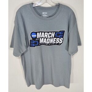 Gear NCAA March Madness Graphic T-Shirt College Basketball Gray‎ Size XL